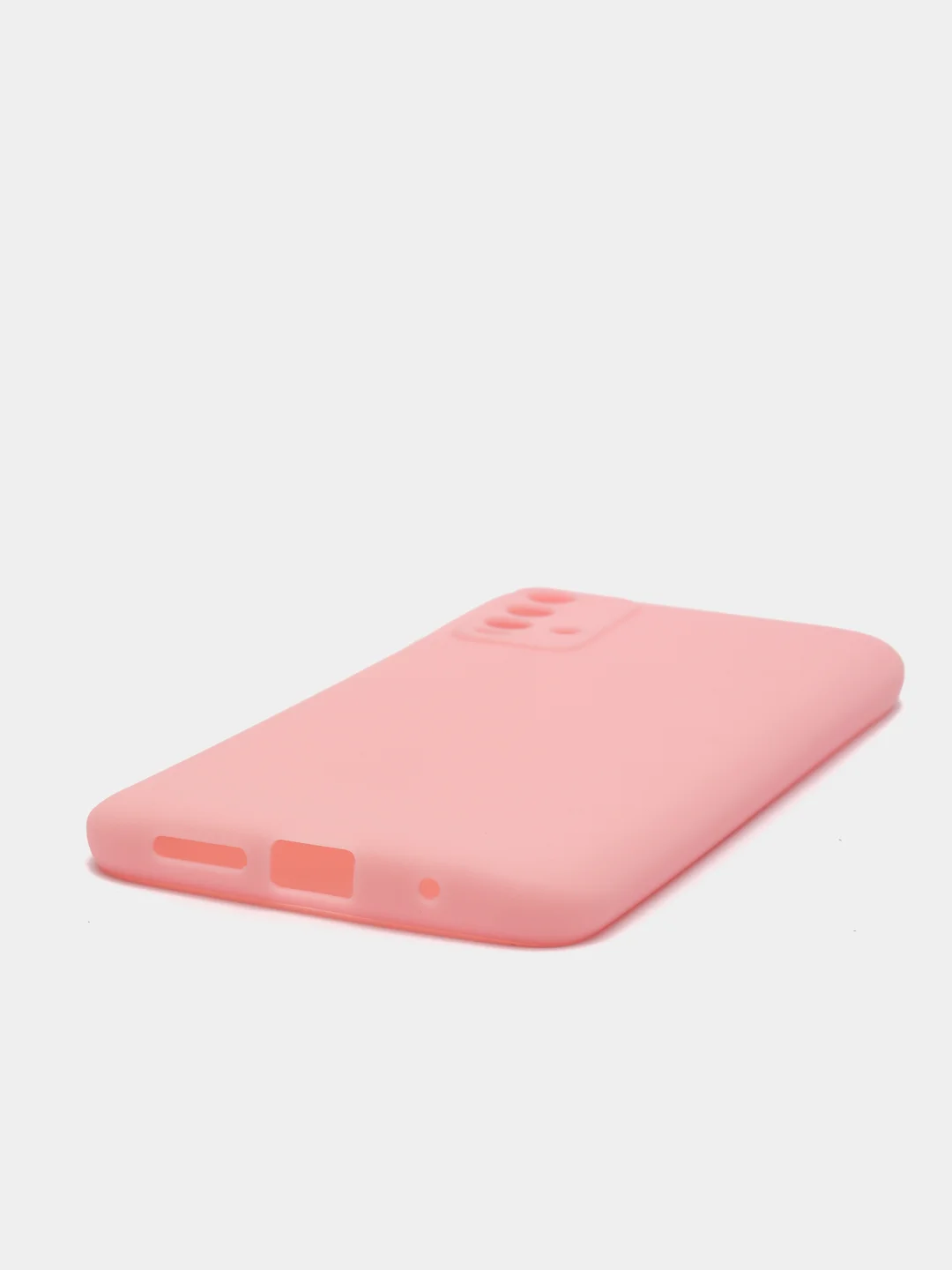 Розовый силиконовый чехол для Xiaomi Redmi 9T (Сяоми Редми 9Т), прозрачный