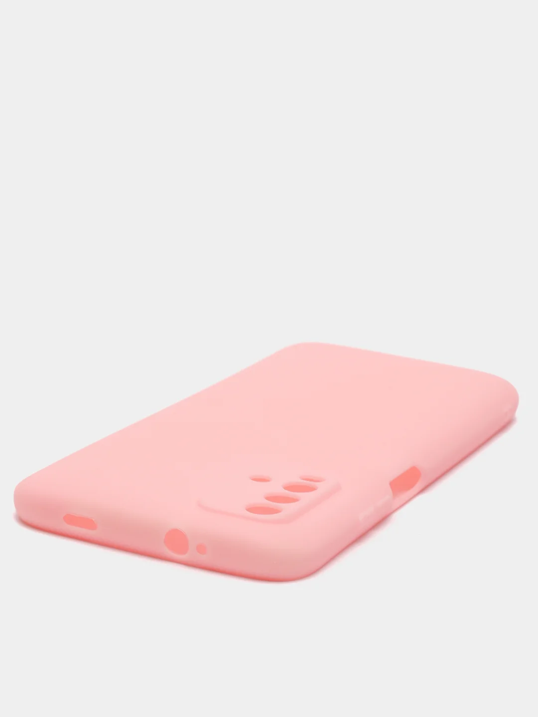 Розовый силиконовый чехол для Xiaomi Redmi 9T (Сяоми Редми 9Т), прозрачный