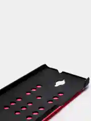 Красный металлический пластиковый чехол Asus/Асус Zc451 kg.пластик/металл