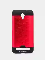 Красный металлический пластиковый чехол Asus/Асус Zc451 kg.пластик/металл