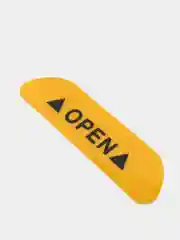 Желтый наклейка светоотражающая на двери автомобиля OPEN, 4 шт