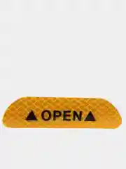 Желтый наклейка светоотражающая на двери автомобиля OPEN, 4 шт
