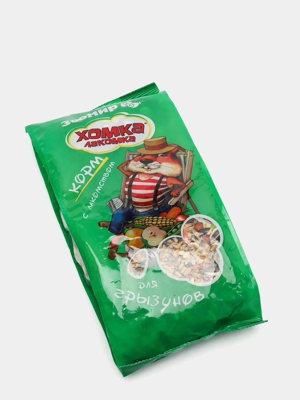 Корм-лакомство для грызунов ЗООМИР "Хомка-лакомка", 800 г