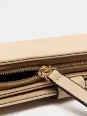 Кремовый кошелек женский, из экокожи, 4 цвета