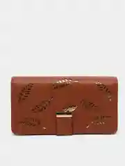 Коричневый кошелек женский, из экокожи, 4 цвета