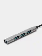 Черный переходник USB Type-C на USB, USB 3.0 Хаб 5 в 1, hdmi 4k Hub 6 в 1 для iMac и Macbook, OTG
