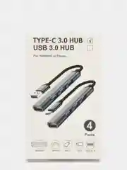 Черный переходник USB Type-C на USB, USB 3.0 Хаб 5 в 1, hdmi 4k Hub 6 в 1 для iMac и Macbook, OTG