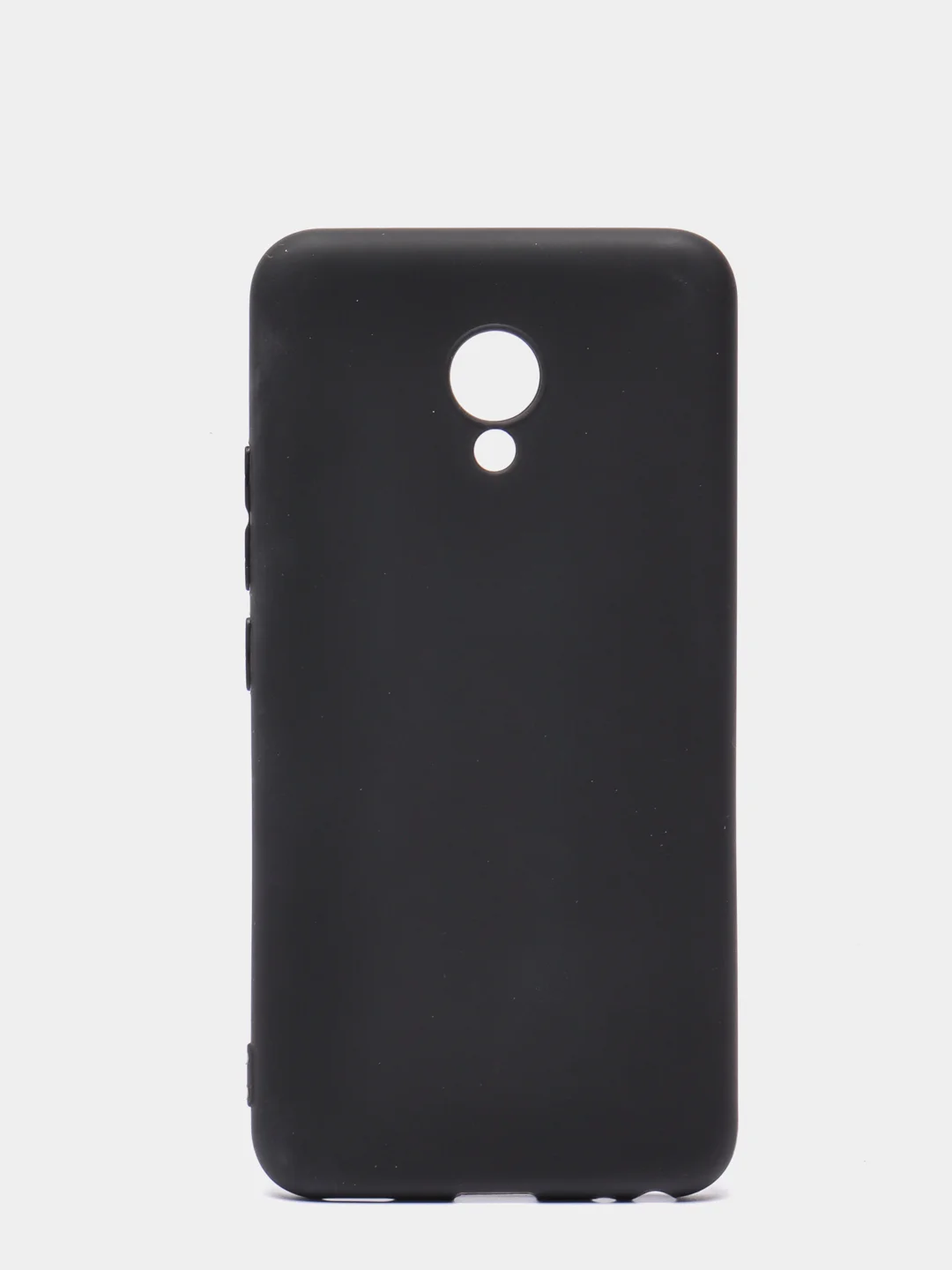 Черный чехол-накладка на Meizu Meilan 5 / M5, матовый силикон