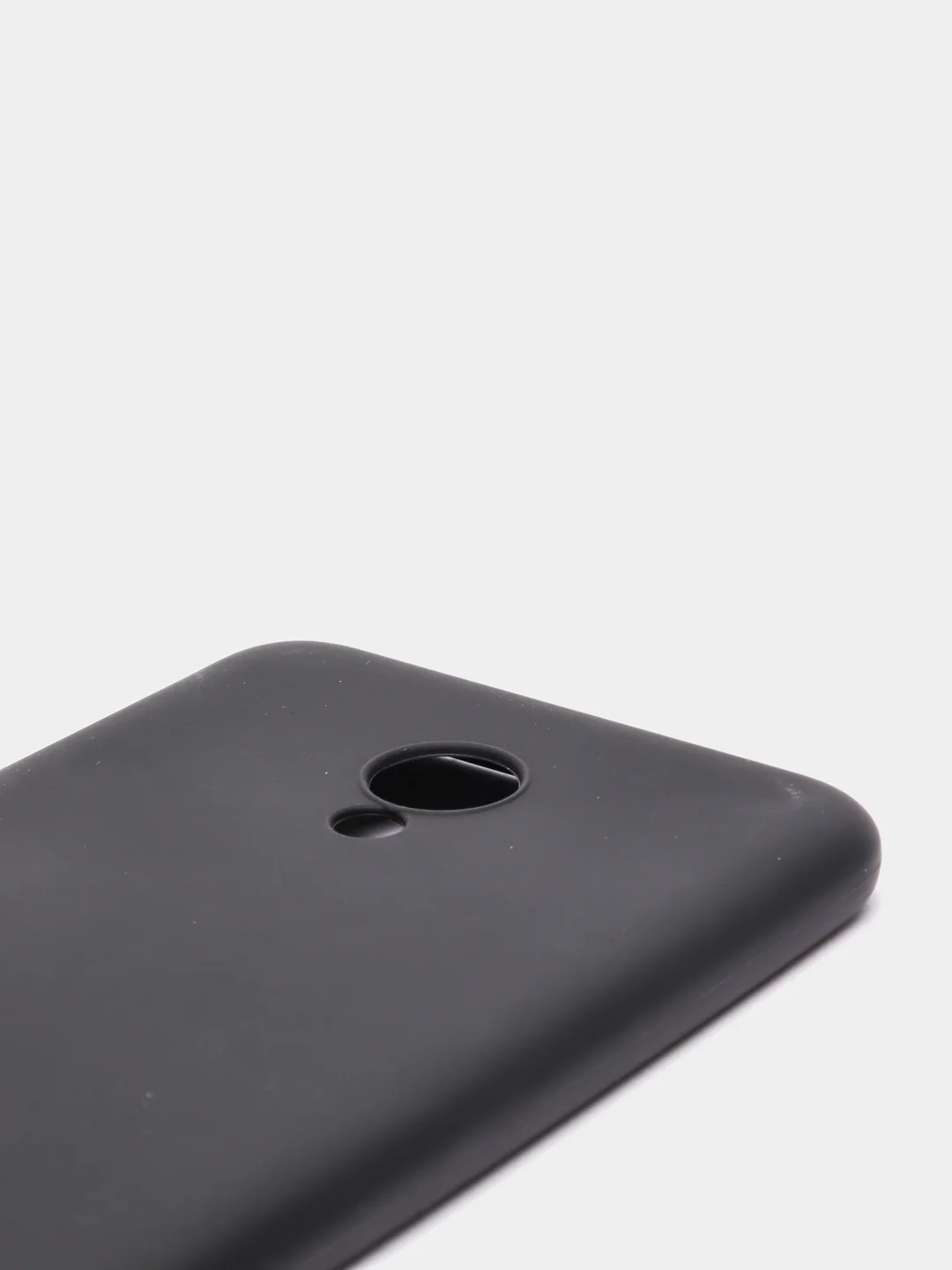 Черный чехол-накладка на Meizu Meilan 5 / M5, матовый силикон