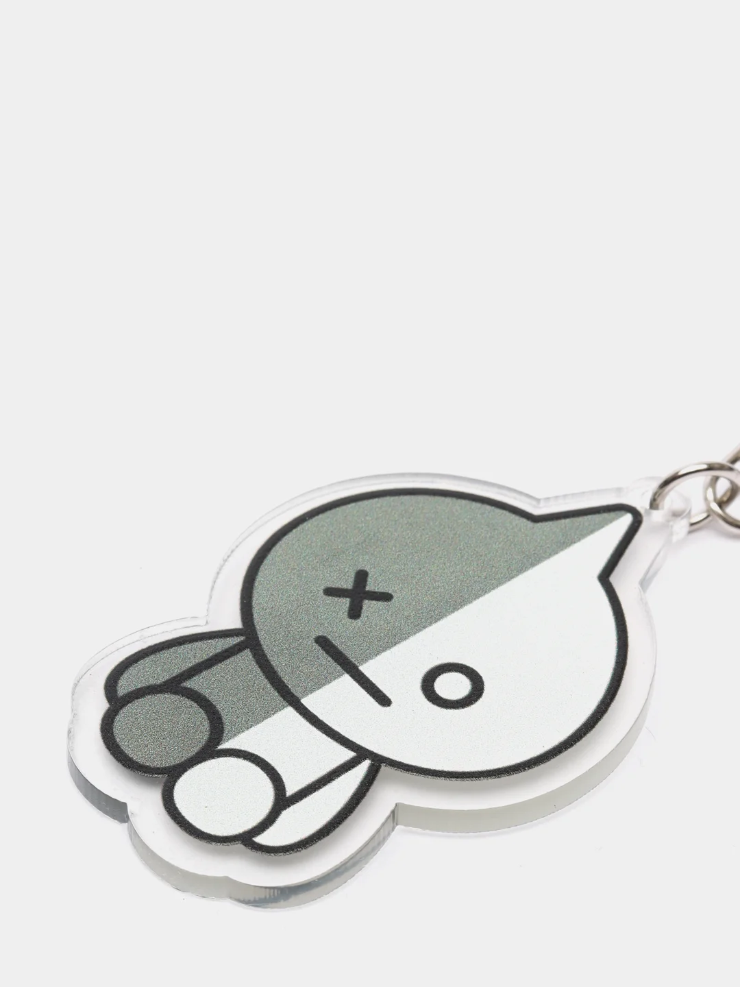 Серый брелок акриловый K-POP BT21