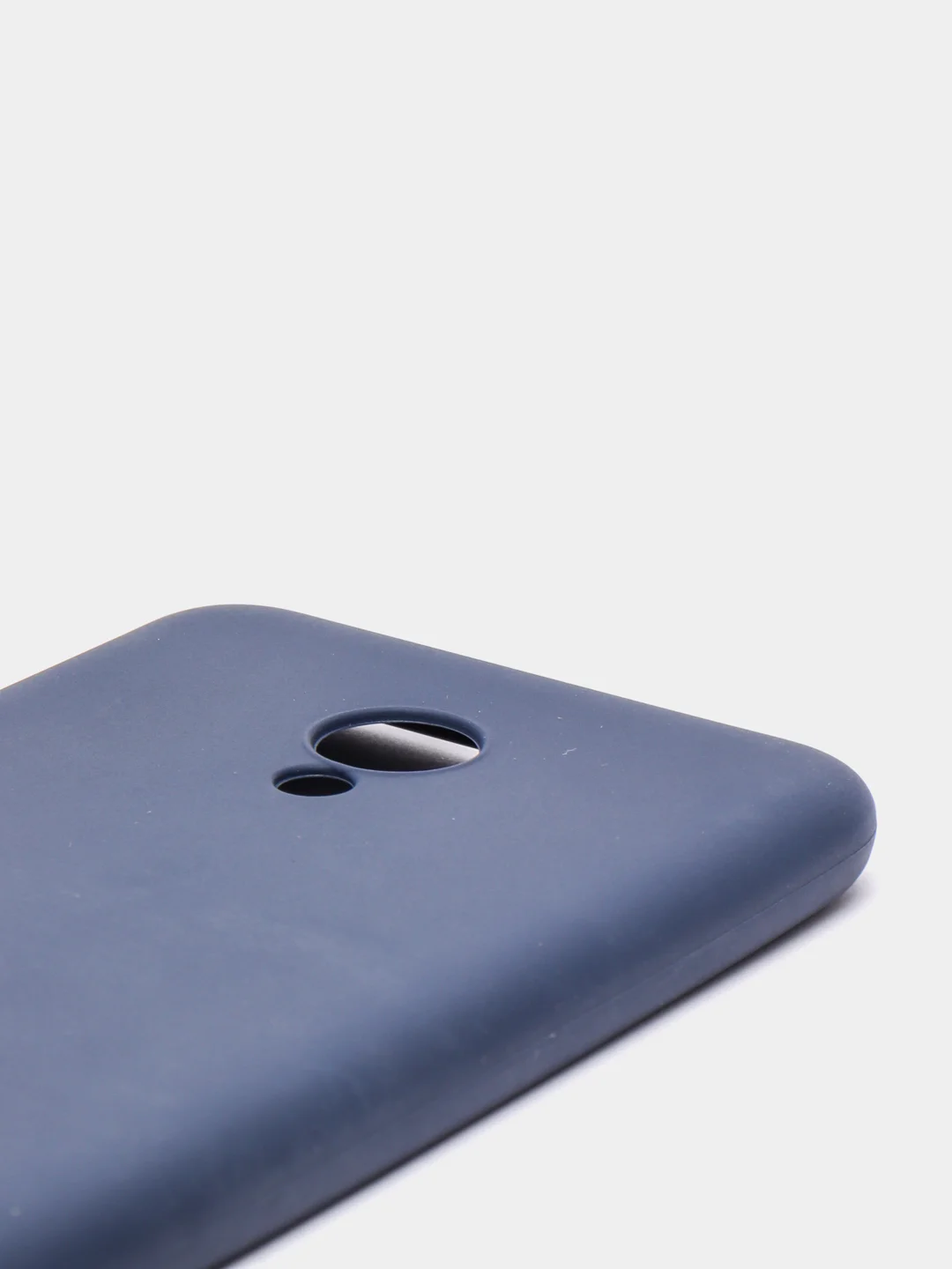 Синий меланж чехол-накладка на Meizu Meilan 5 / M5, матовый силикон
