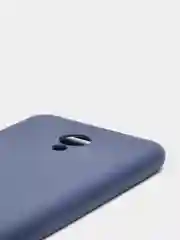 Синий меланж чехол-накладка на Meizu Meilan 5 / M5, матовый силикон
