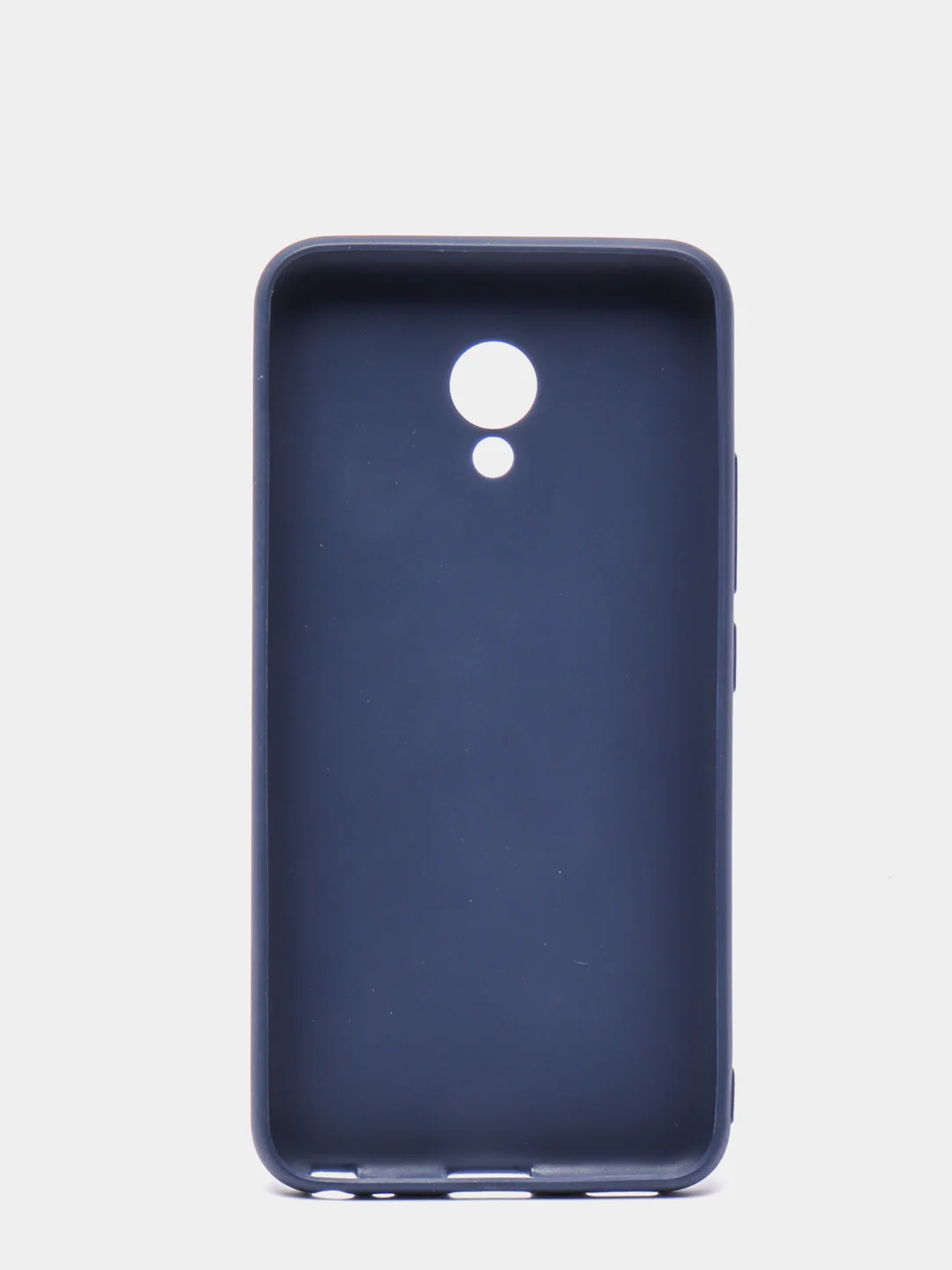 Синий меланж чехол-накладка на Meizu Meilan 5 / M5, матовый силикон