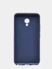 Синий меланж чехол-накладка на Meizu Meilan 5 / M5, матовый силикон