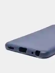 Синий меланж чехол-накладка на Meizu Meilan 5 / M5, матовый силикон