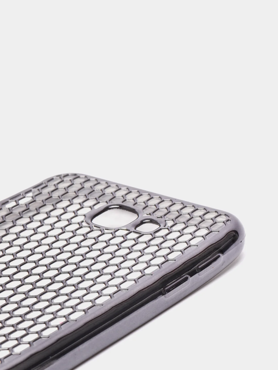 Угольный чехол Samsung J5 Prime, G570, силиконовый с стразами