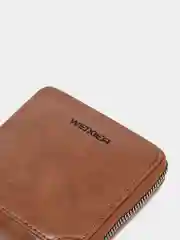 Терракотовый портмоне мужское