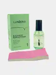 Алый маска для лица от черных точек c кисточкой Lanbena