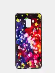 Силиконовый усиленный с рисунком Samsung/Самсунг A8+ Plus 2018 (A730f)с рисунком