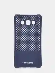 Синий меланж силиконовый усиленный перфорация чехол Samsung J5 16