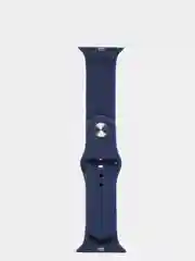 Темно-синий силиконовый ремешок для Apple Watch X22 PRO М36 М16 М26 Х7 38/40/42/44