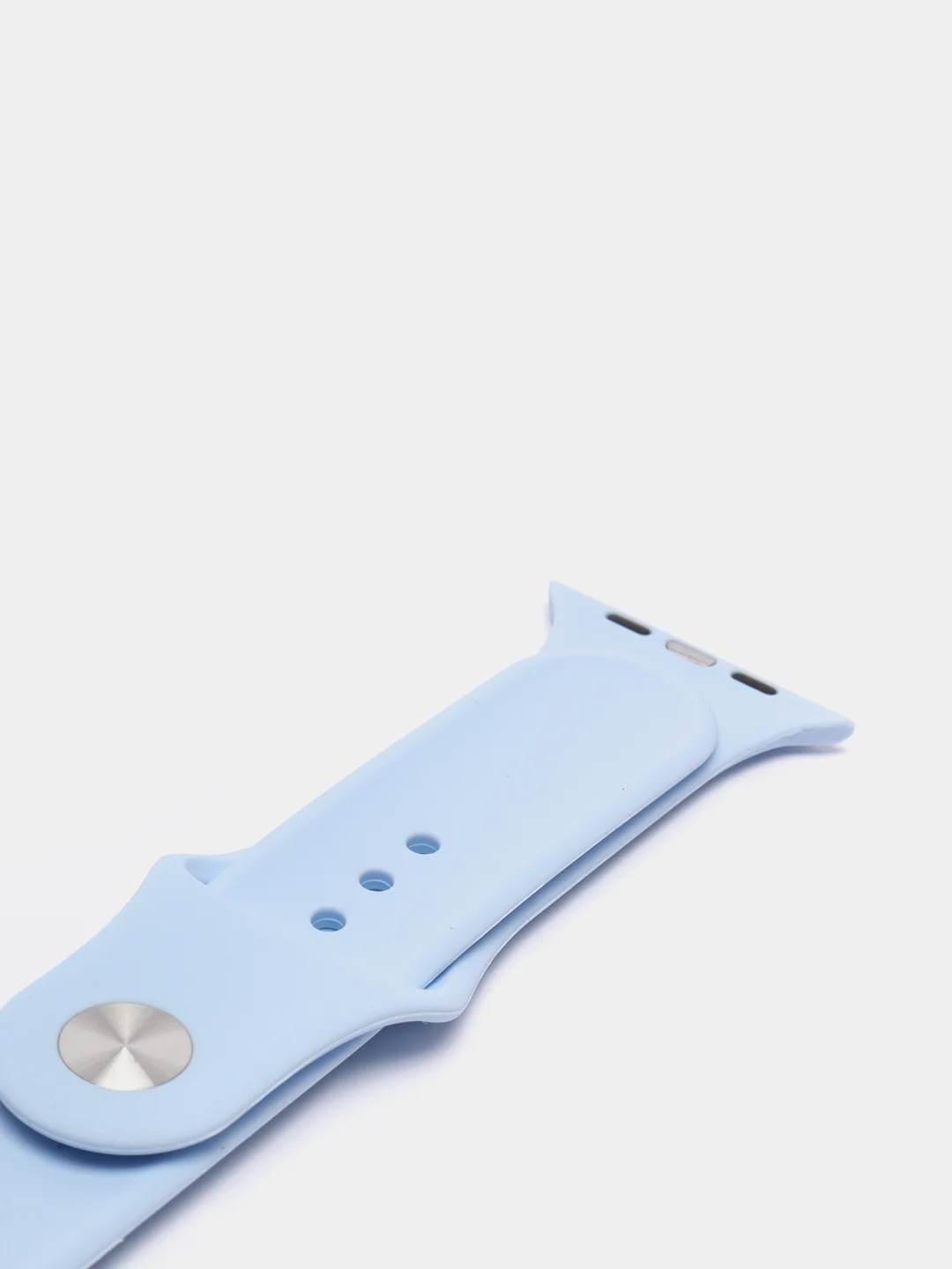 Голубой силиконовый ремешок для Apple Watch X22 PRO М36 М16 М26 Х7 38/40/42/44