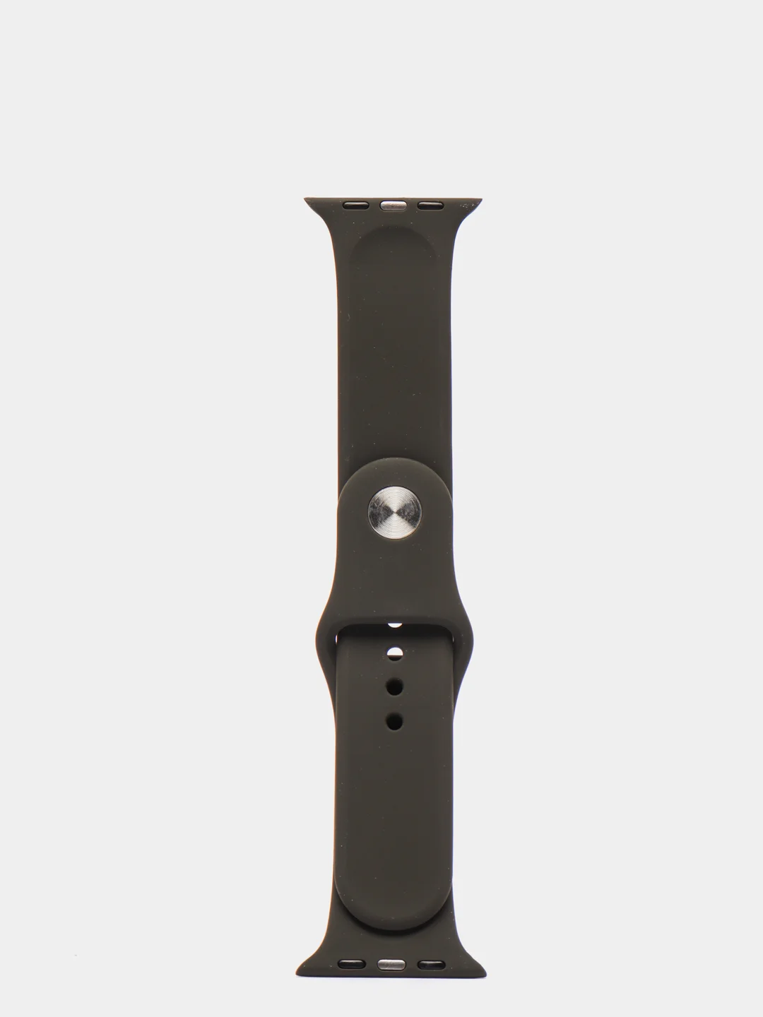 Тёмно-коричневый силиконовый ремешок для Apple Watch X22 PRO М36 М16 М26 Х7 38/40/42/44