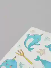 Лавандовый детские татуировки светящиеся / временные татуировки / переводные татуировки для детей