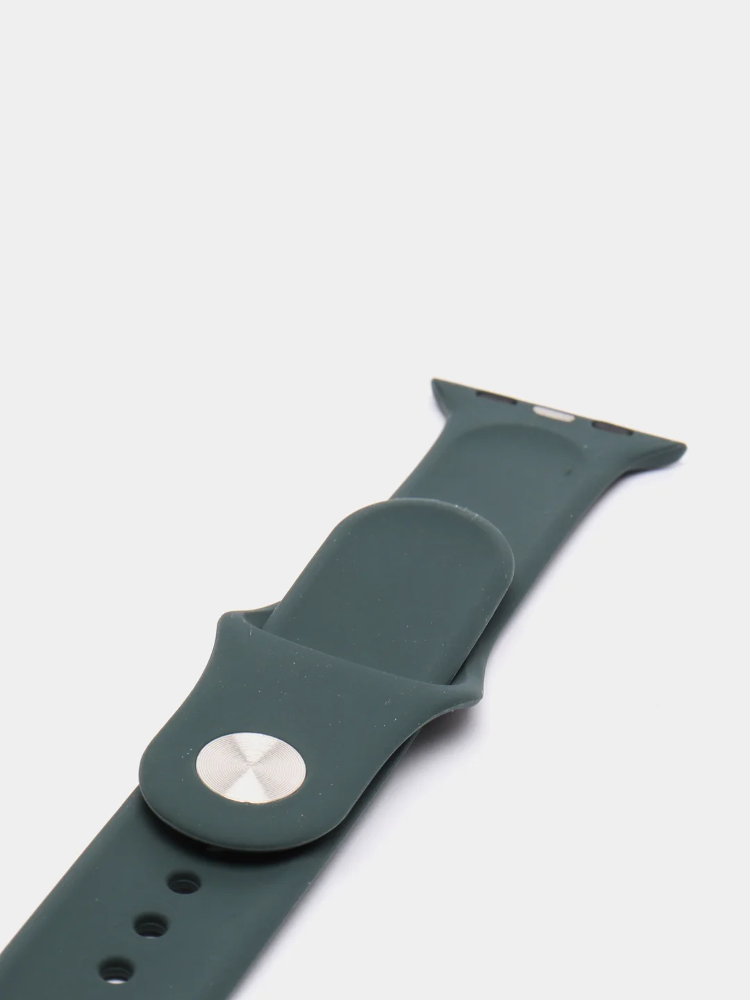 Тёмно-зелёный силиконовый ремешок для Apple Watch X22 PRO М36 М16 М26 Х7 38/40/42/44
