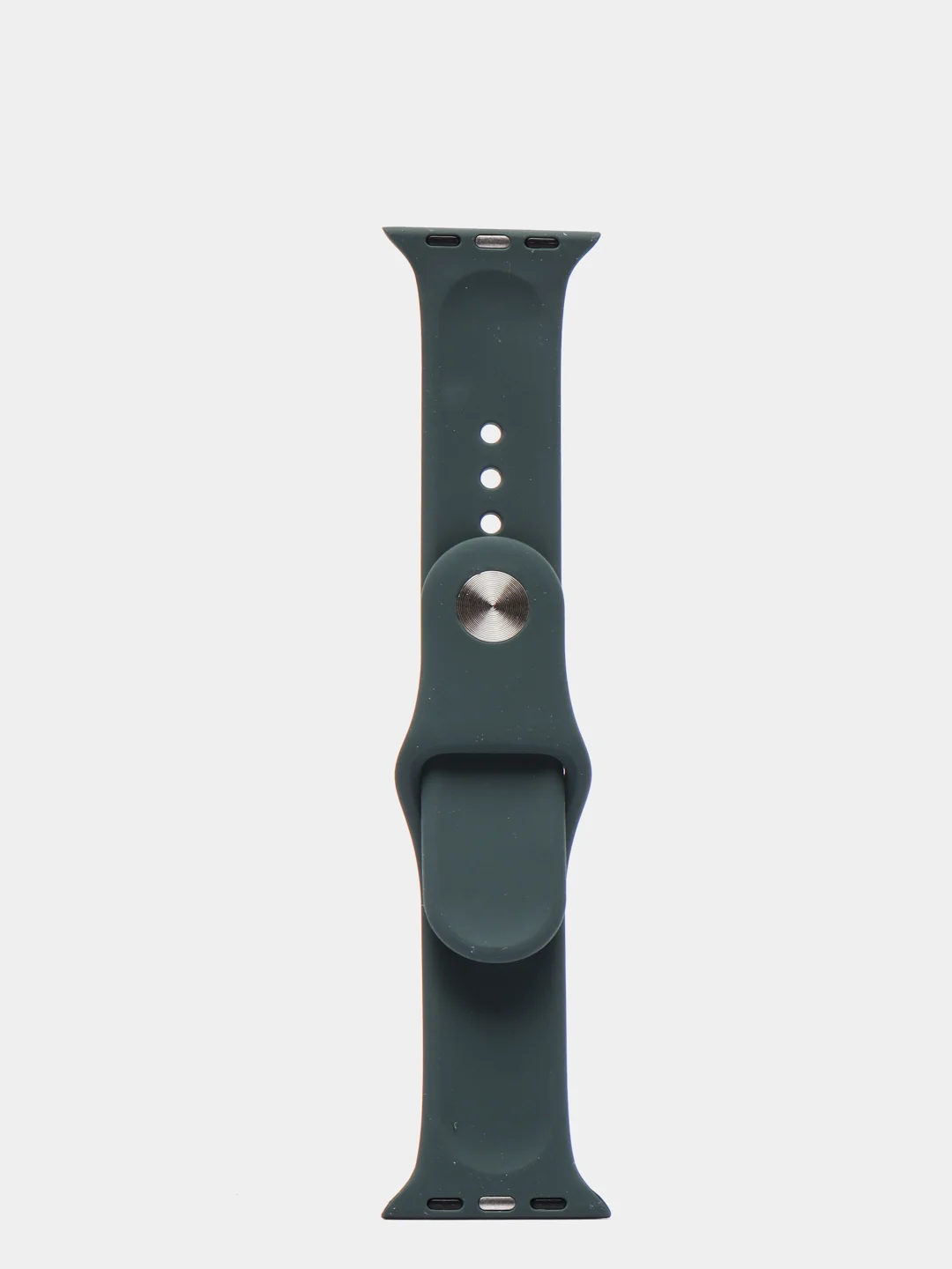 Тёмно-зелёный силиконовый ремешок для Apple Watch X22 PRO М36 М16 М26 Х7 38/40/42/44