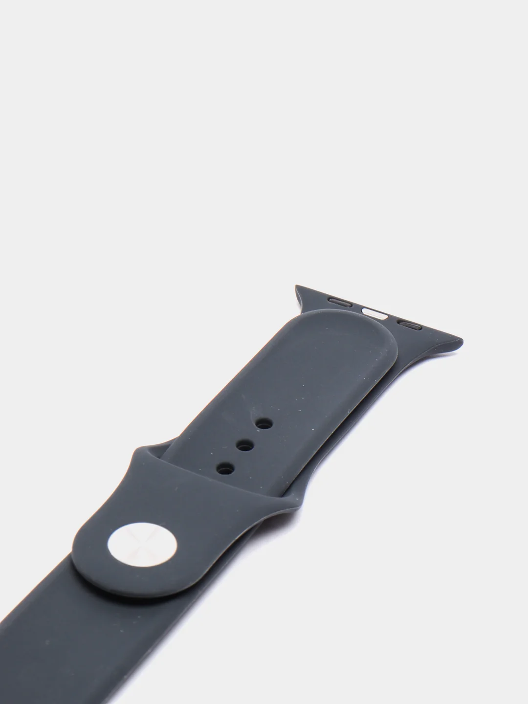 Тёмно-серый силиконовый ремешок для Apple Watch X22 PRO М36 М16 М26 Х7 38/40/42/44