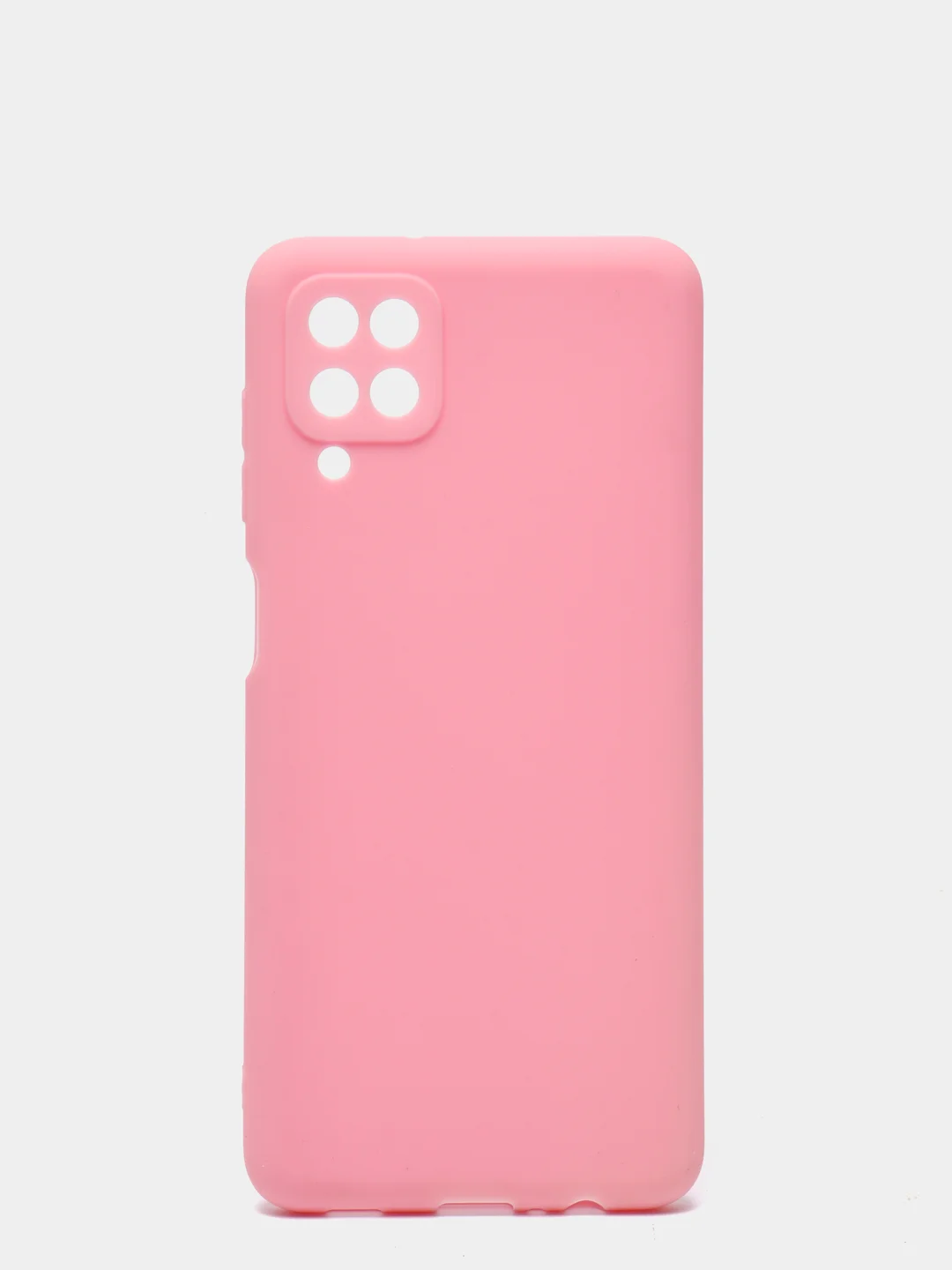 Розовый чехол цветной матовый на Samsung Galaxy A12 / Samsung Galaxy M12