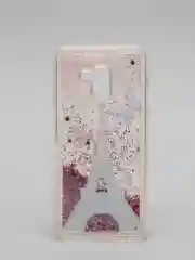 Силиконовый усиленный с жидкими блестками рисунком Samsung A8 + /Самсунг А8+(Plus)(А730F)