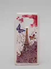 Силиконовый усиленный с жидкими блестками рисунком Samsung A8 + /Самсунг А8+(Plus)(А730F)
