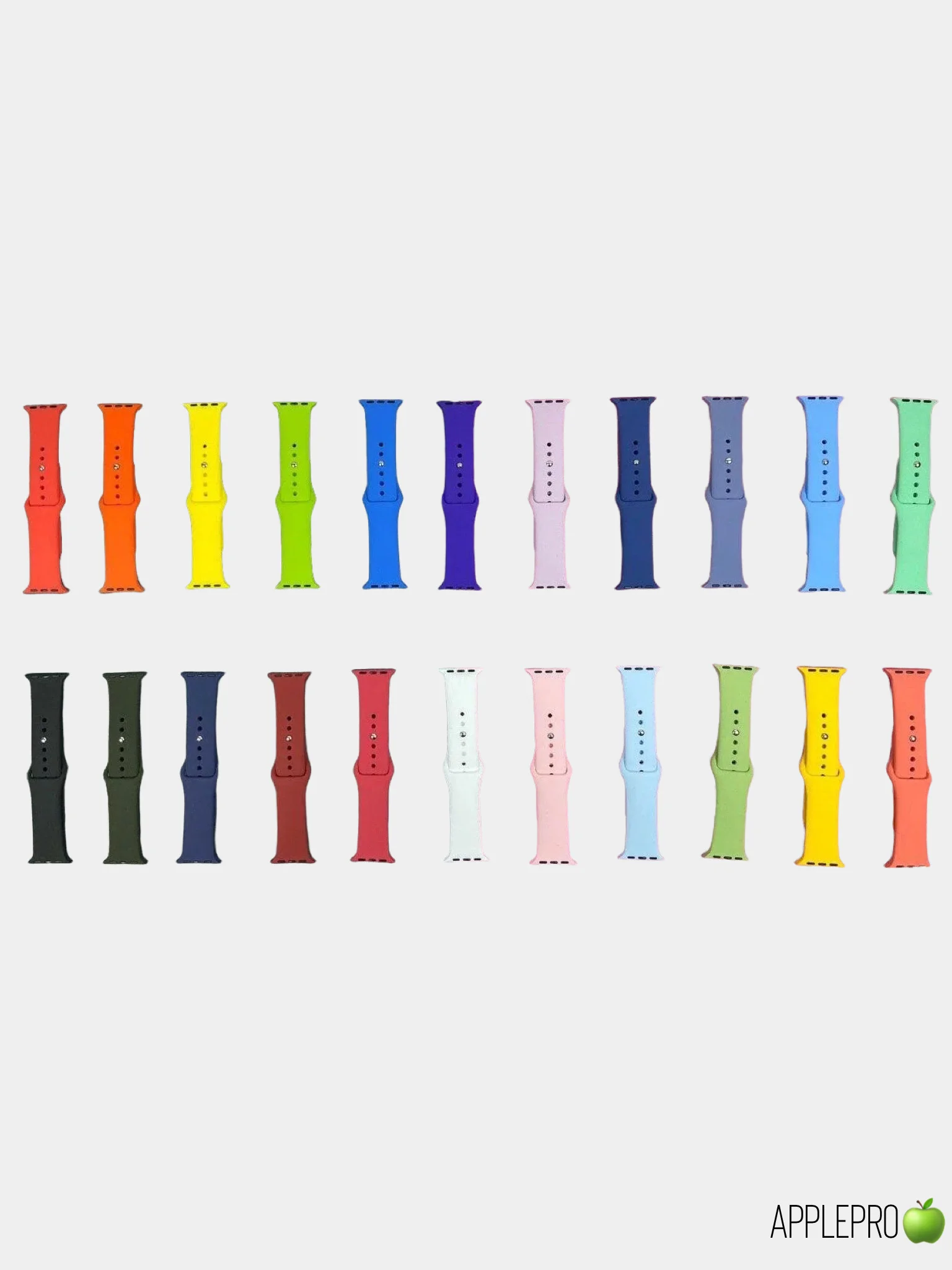 Силиконовый ремешок для Apple Watch 38, 40, 42, 44