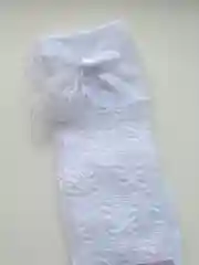 Белый гольфы Fute для девочки ажурные белые с бантом/без банта "Первоклашка/Утренник","Бабочка"