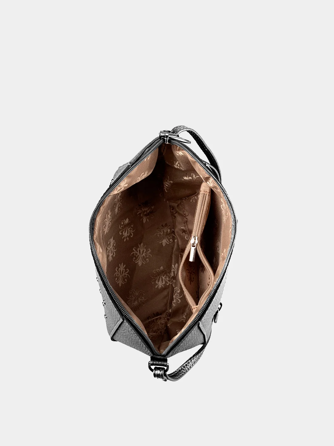 Серый сумка женская, искусственная кожа