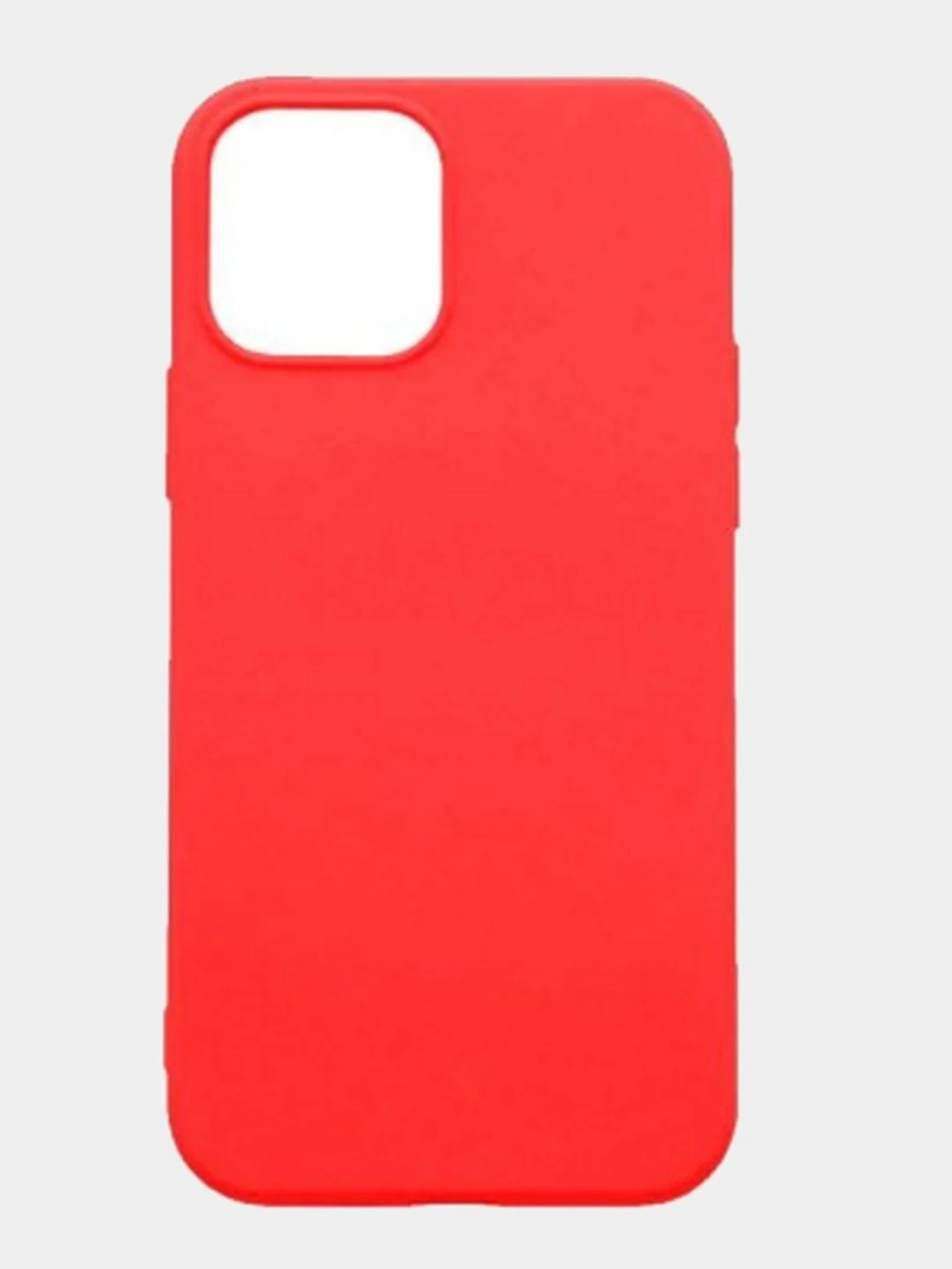 Красный чехол силиконовый для iPhone 13
