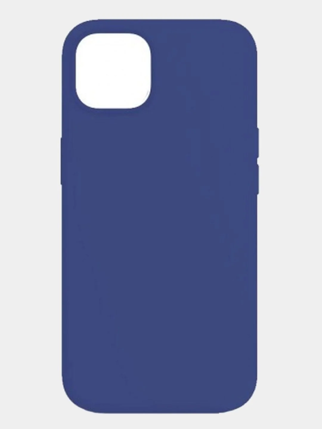 Синий чехол силиконовый для iPhone 13