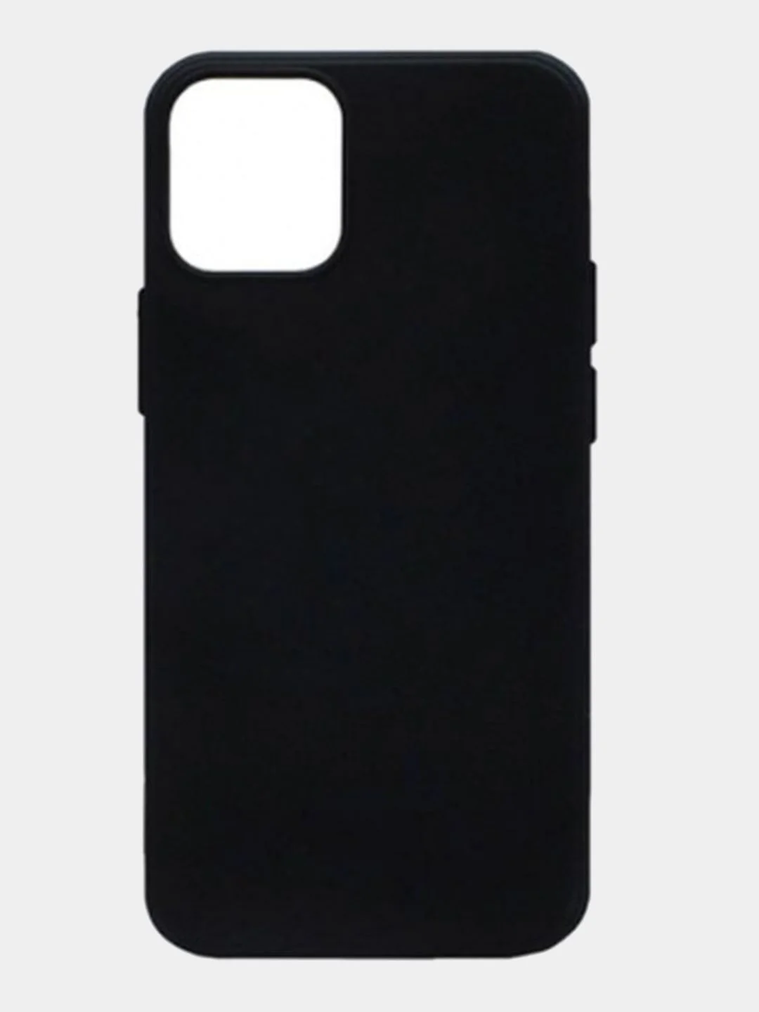 Черный чехол силиконовый для iPhone 13