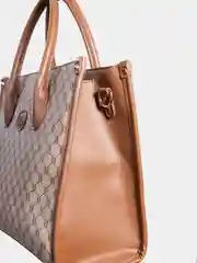 Сумка женская через плечо с ручками классическая кожа принт guccii