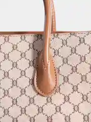Сумка женская через плечо с ручками классическая кожа принт guccii