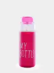 Желтый бутылка для воды "My bottle" в чехле