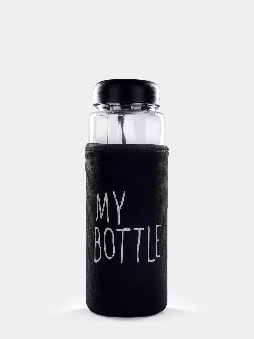 Желтый бутылка для воды "My bottle" в чехле