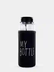 Желтый бутылка для воды "My bottle" в чехле