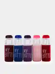 Желтый бутылка для воды "My bottle" в чехле