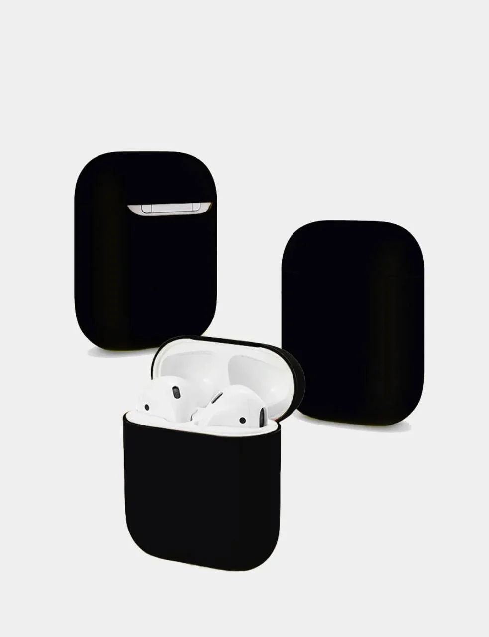Желтый чехол для AirPods 1/2, силиконовый