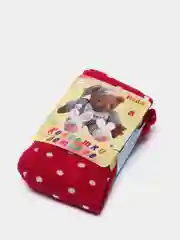 Красный колготки детские в горох