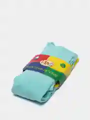 Бирюзовый колготки детские с узором