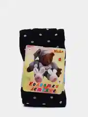 Черный колготки детские в горох
